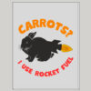 Rocket Bunny Notebook. Funny Rabbit Notebook