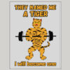 strong cat notebook. tiger cat notebook