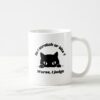 Funny cat ceramic mug. Mean cat mug. Snarky cat mug.