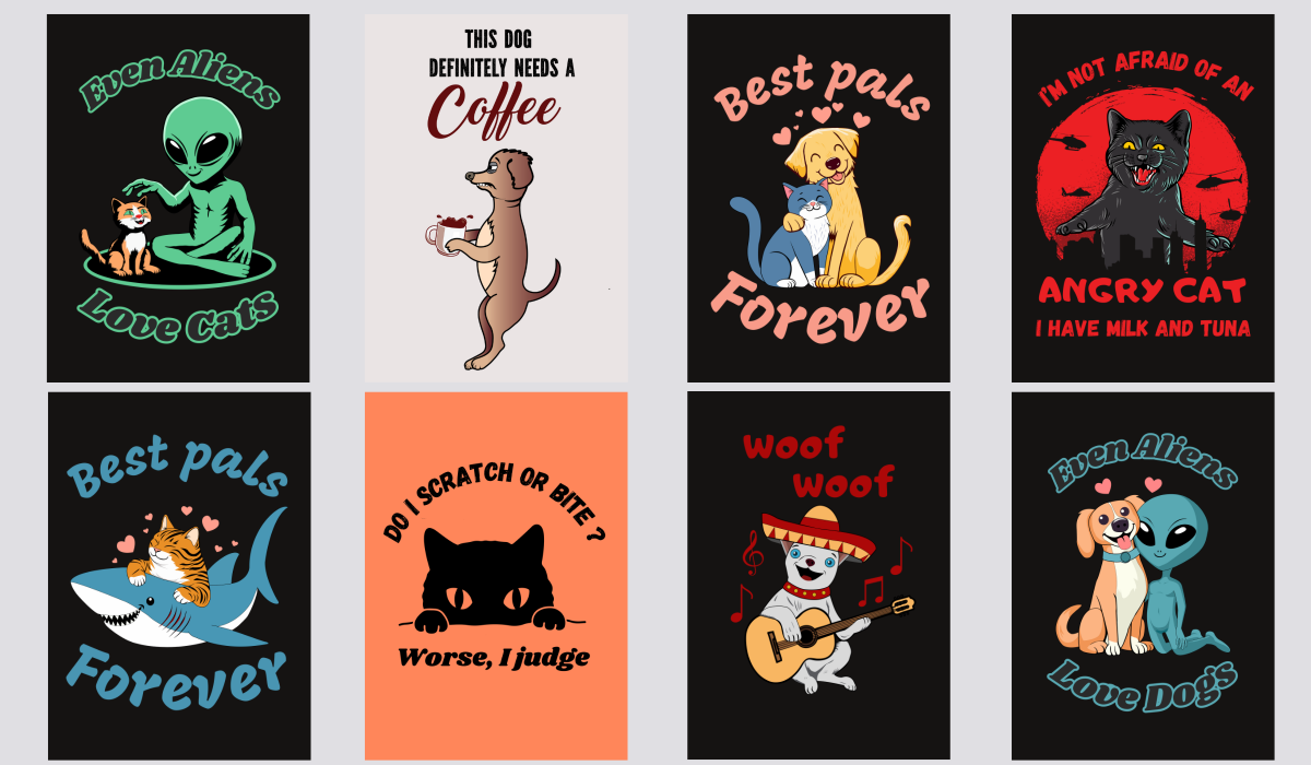 Notebooks with funny animals. Notebooks with animal humor